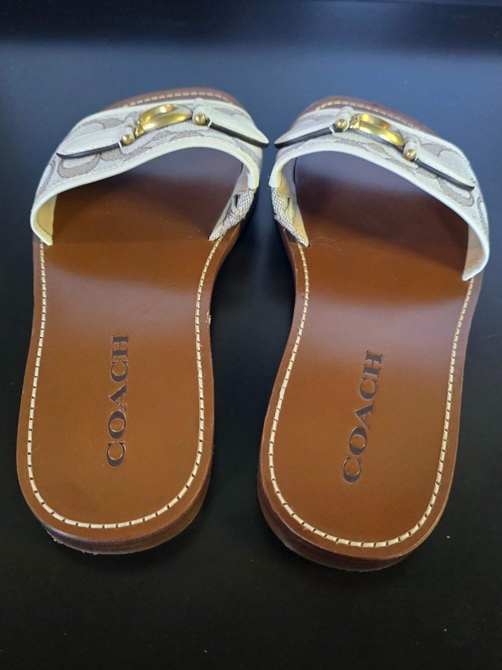 Coach Ina Sandal in Signature Jacquard size 8 - Picture 2 of 12